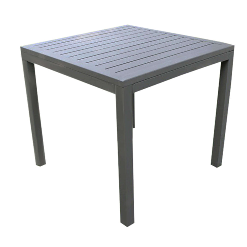 Tavolo quadrato in alluminio per esterno 80x80 cm ERACLE