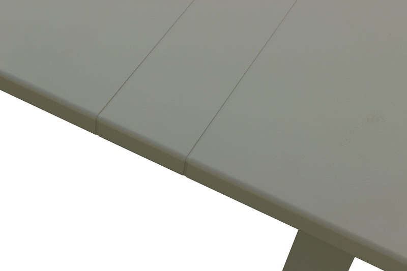 Salotto 3 posti in alluminio per esterno con tavolino rettangolare TRENT