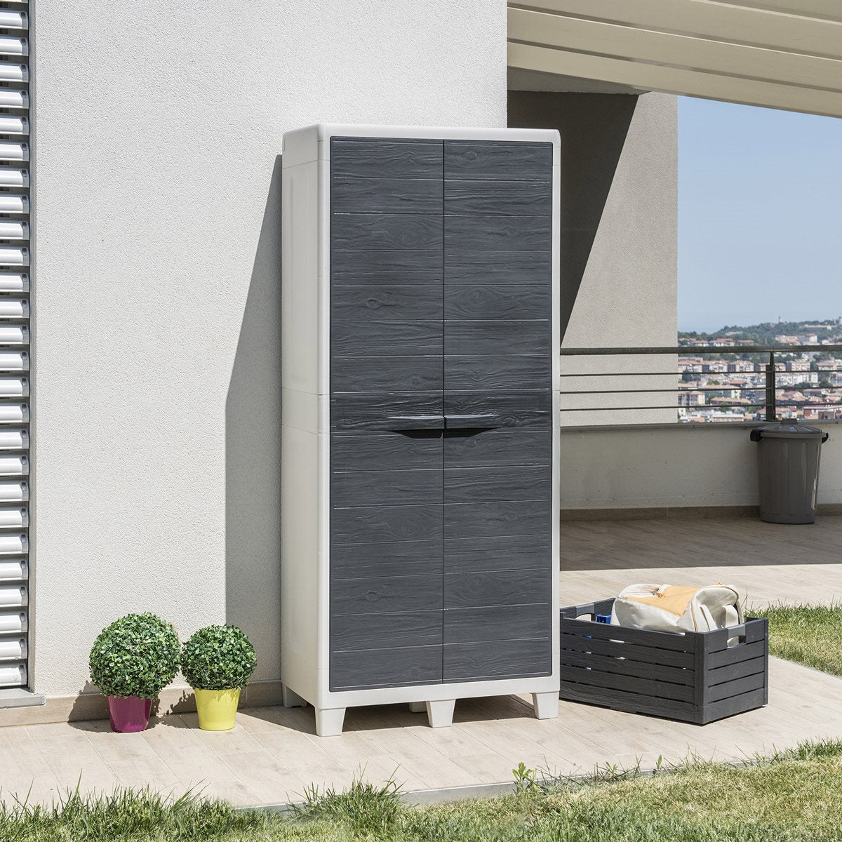 Armadio mobile Tuttopiani in resina Woody s XL Toomax