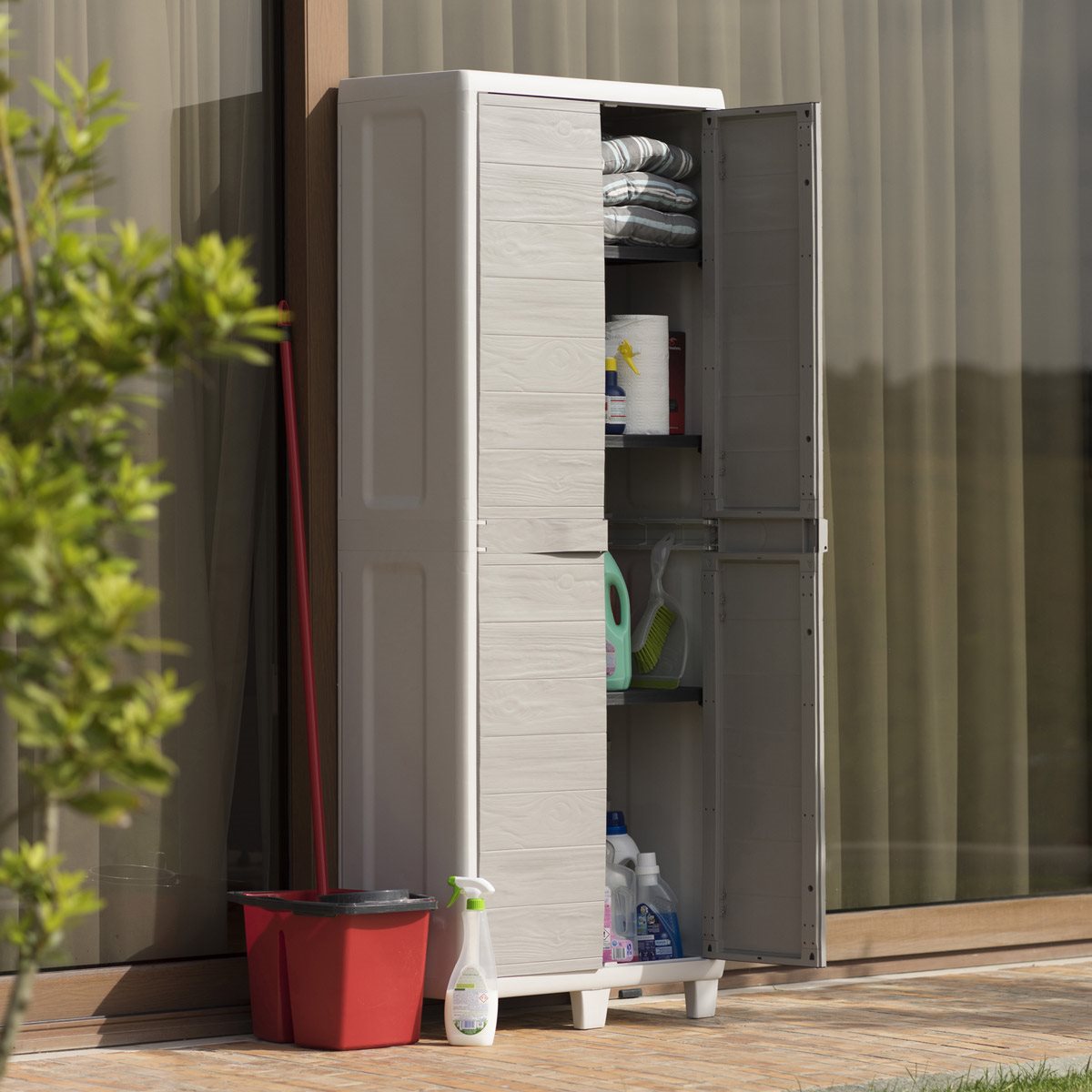 Armadio mobile Tuttopiani in resina Woody s Toomax