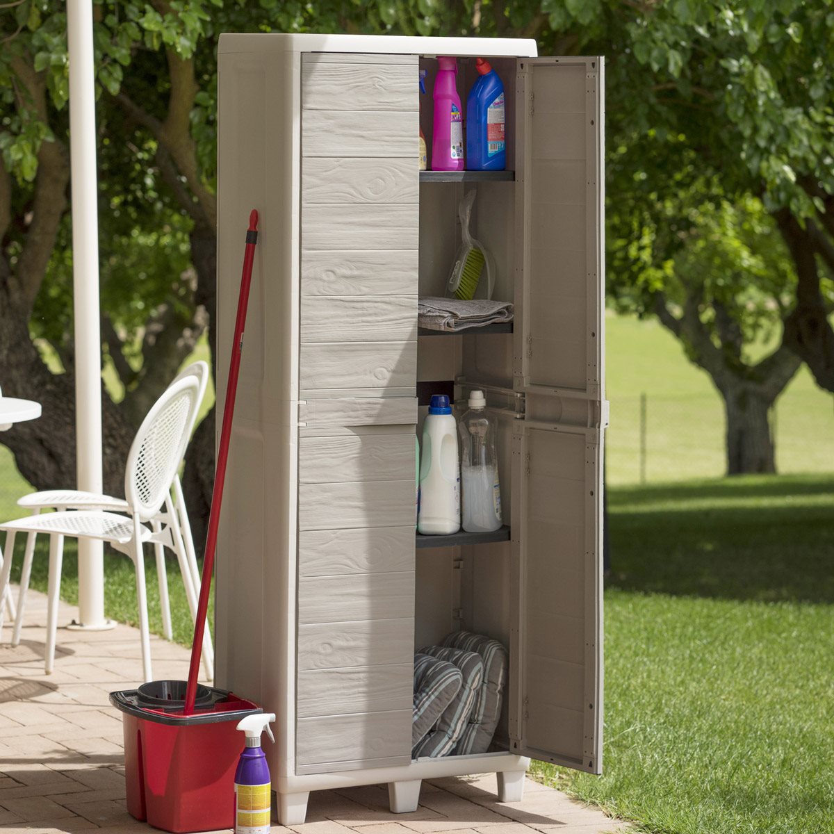 Armadio mobile Tuttopiani in resina Woody s Toomax