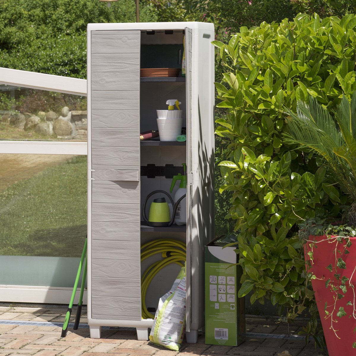 Armadio mobile Tuttopiani in resina Woody s Toomax