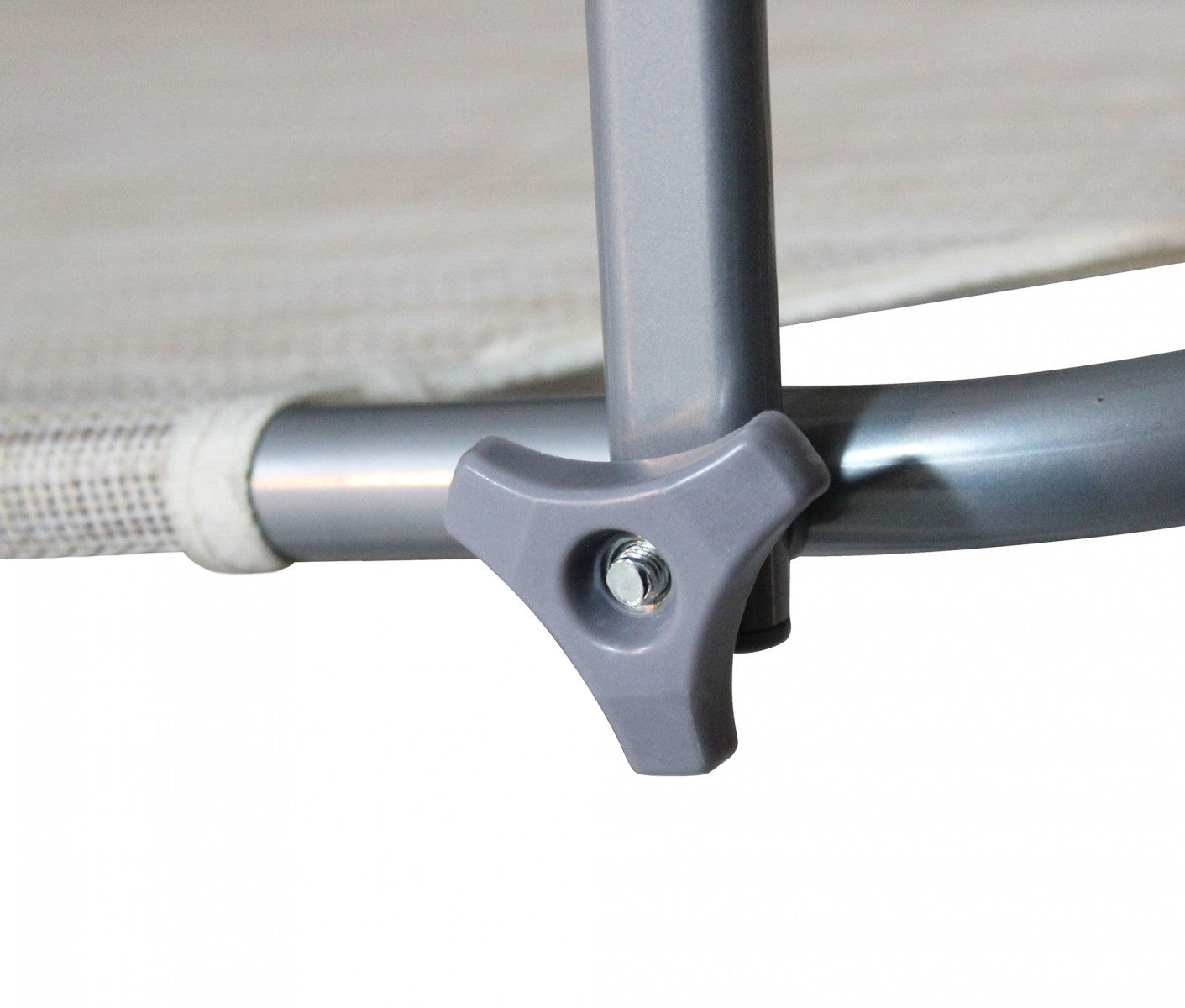 Brandina pieghevole da spiaggia in metallo con tettuccio Abel