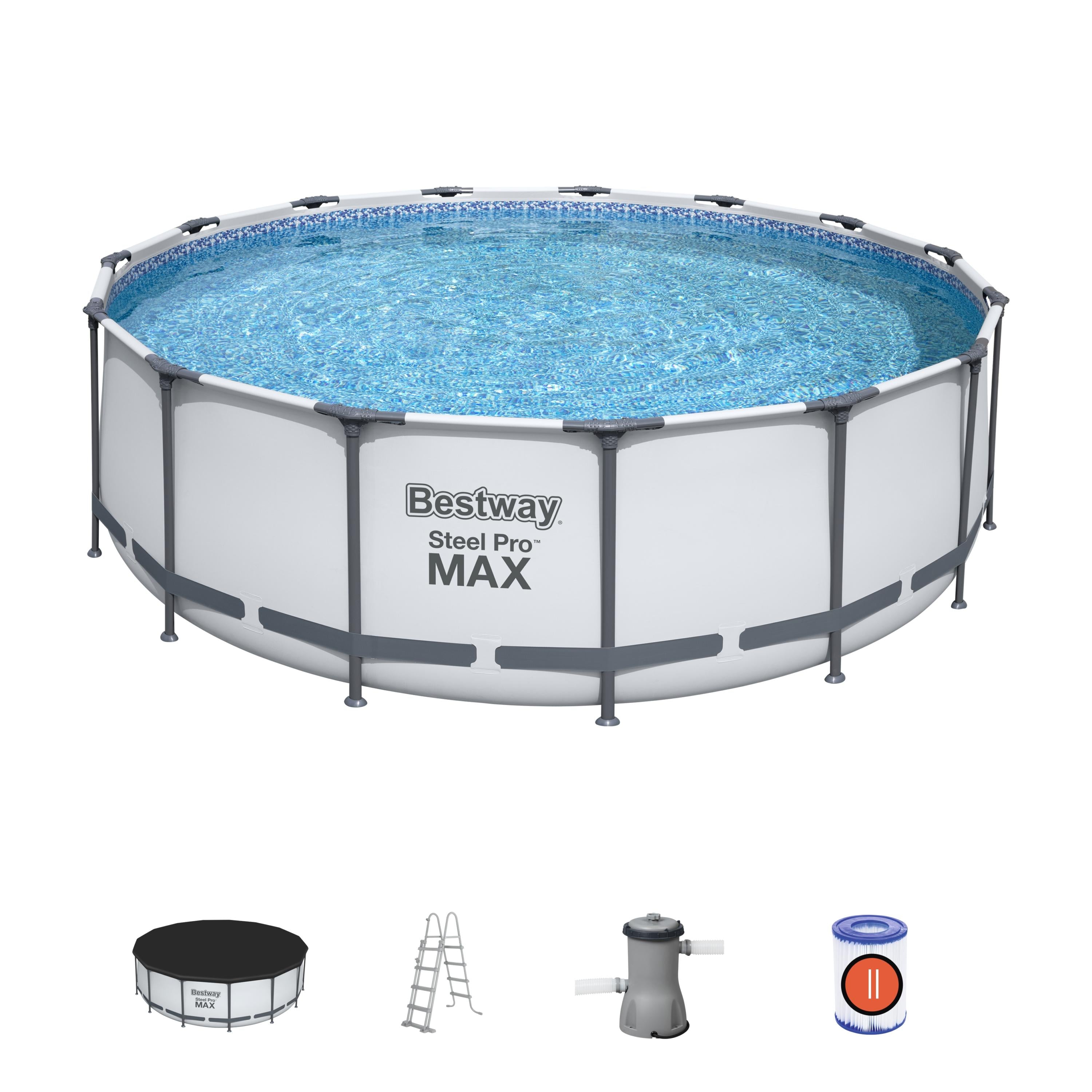 Piscina tonda con struttura Steel Pro Max 457X122 cm Bestway 56438
