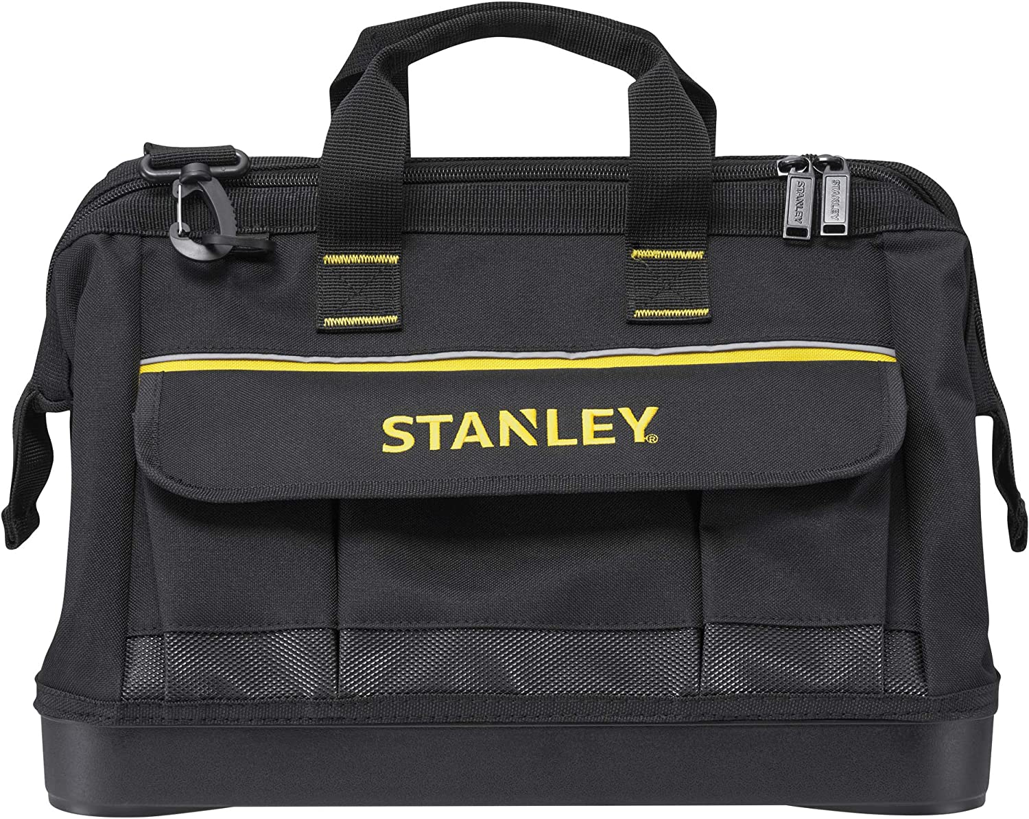 Borsa tracolla portattrezzi con tasche cerniera e base rigida Stanley 1-96-183