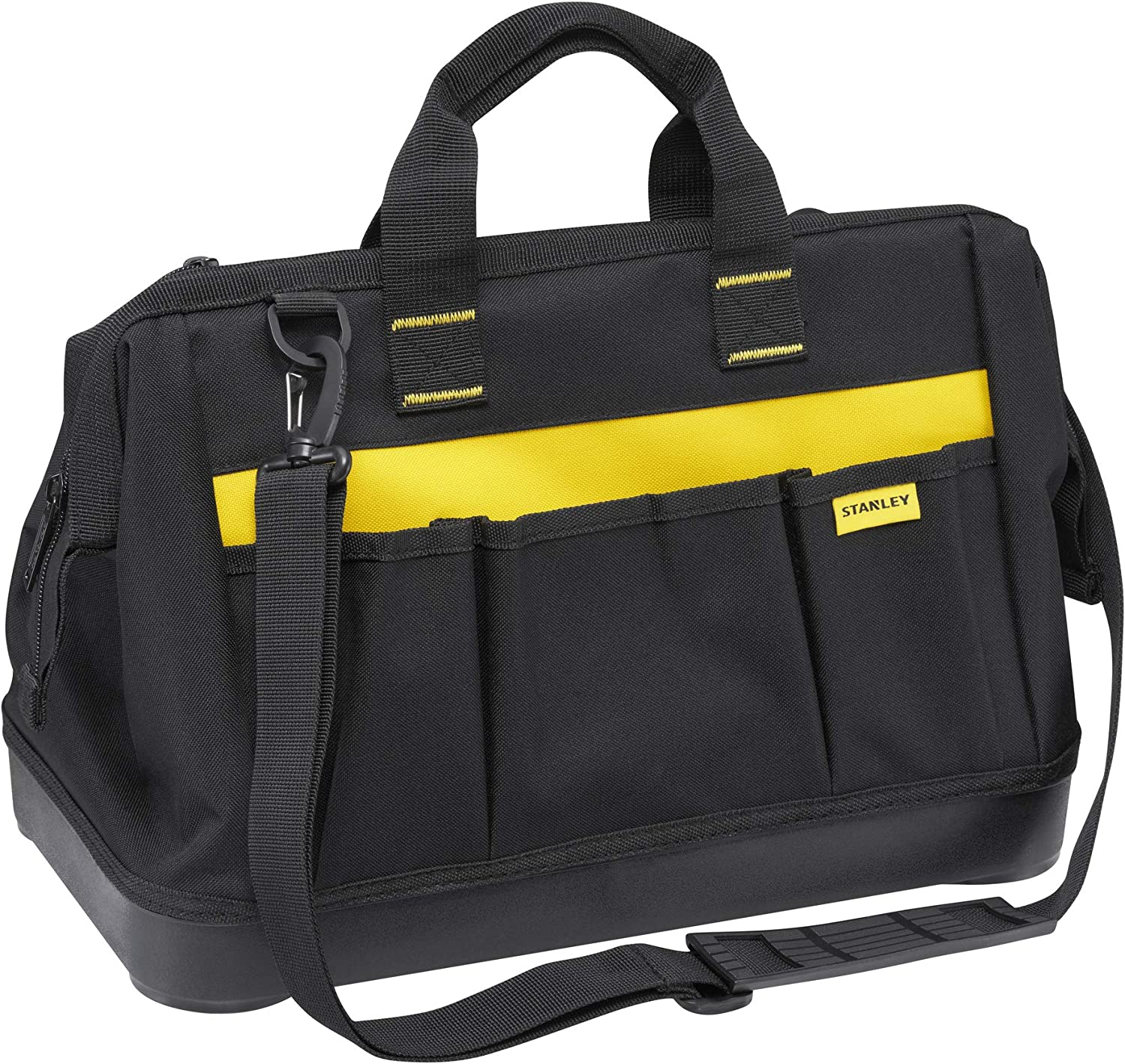 Borsa tracolla portattrezzi con tasche cerniera e base rigida Stanley 1-96-183