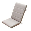 Cuscino in poliestere sfoderabile impermeabile con schienale medio 90x40 cm per sedia