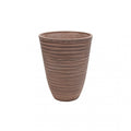 Vaso tondo piccolo a cono da giardino in fibra di argilla Ø25,5x32,5 cm Dicentra