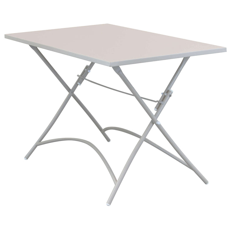 Tavolo in metallo pieghevole per esterno 110x70 AVON
