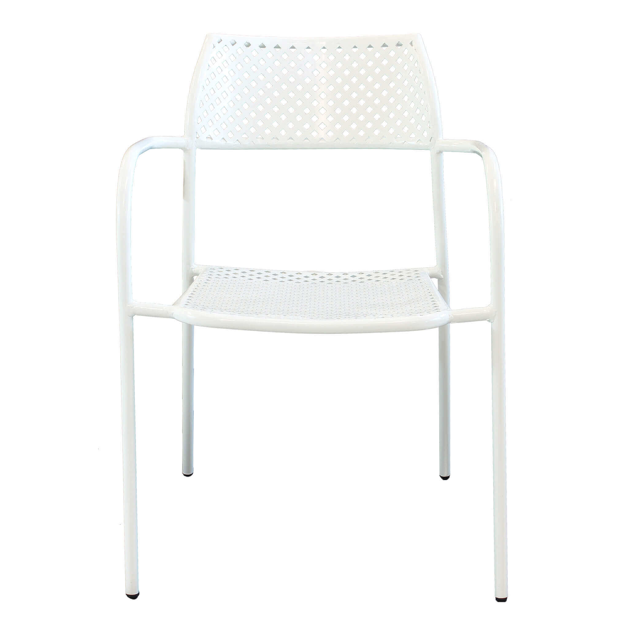 Sedia poltrona in metallo per esterno impilabile TAMIGI