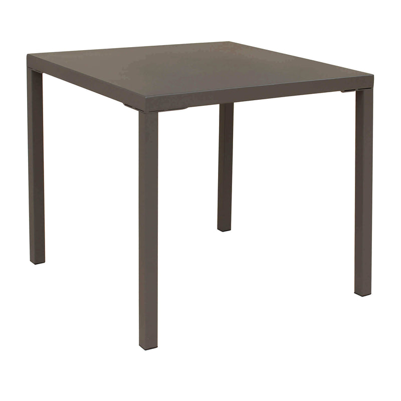 Tavolo in metallo per esterno impilabile 80x80 BOLTON