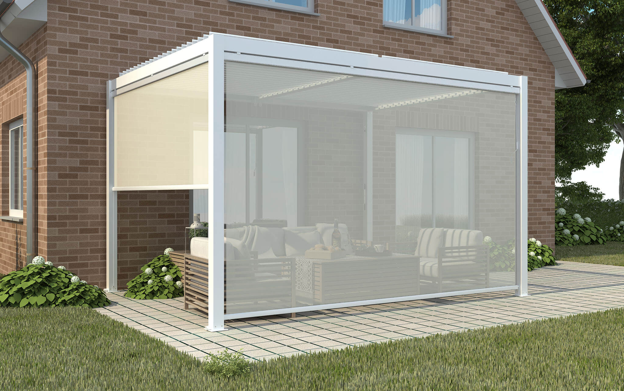 Laterale Per Pergola Bioclimatica 3 X 4