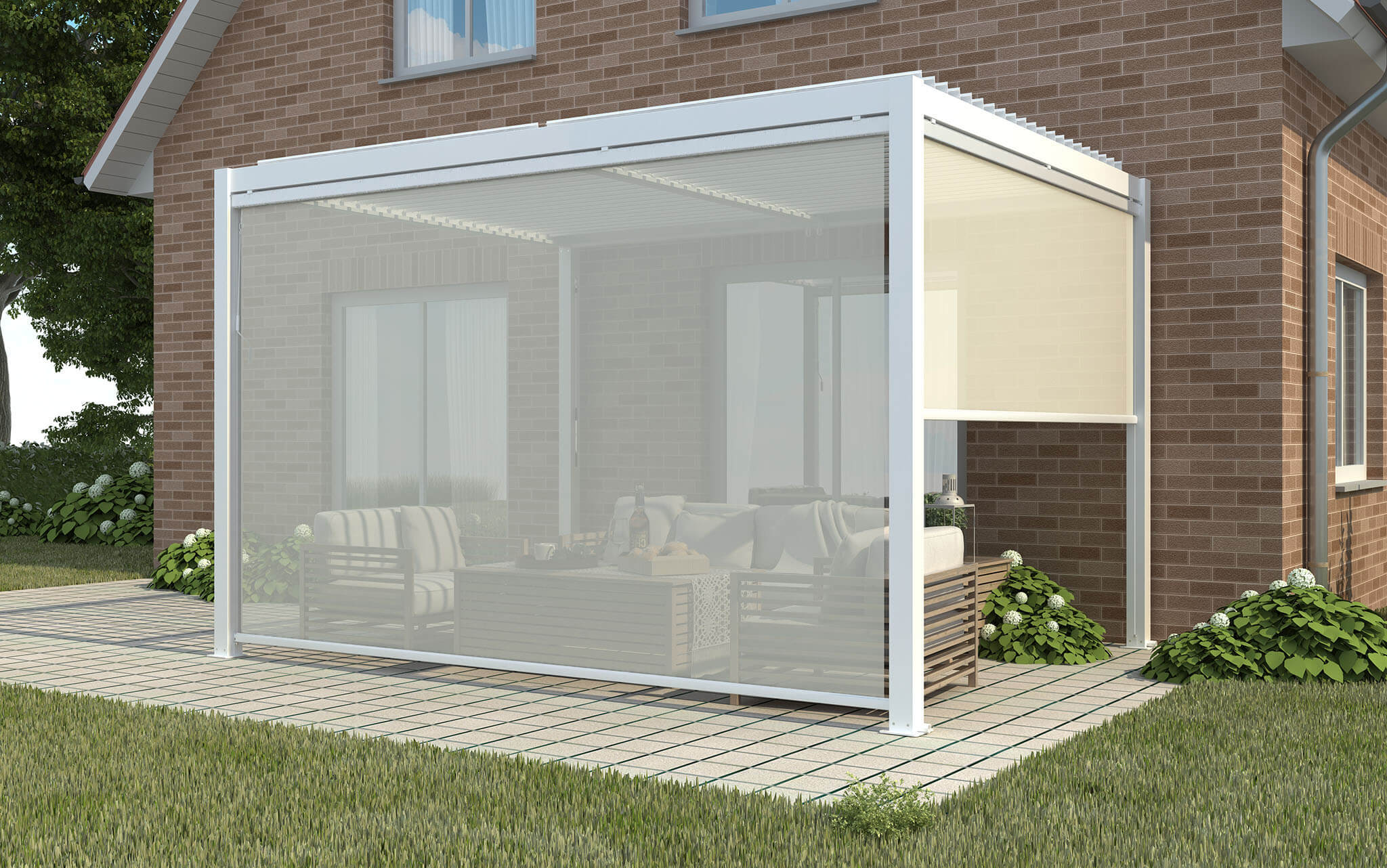 Laterale Per Pergola Bioclimatica 3 X 4