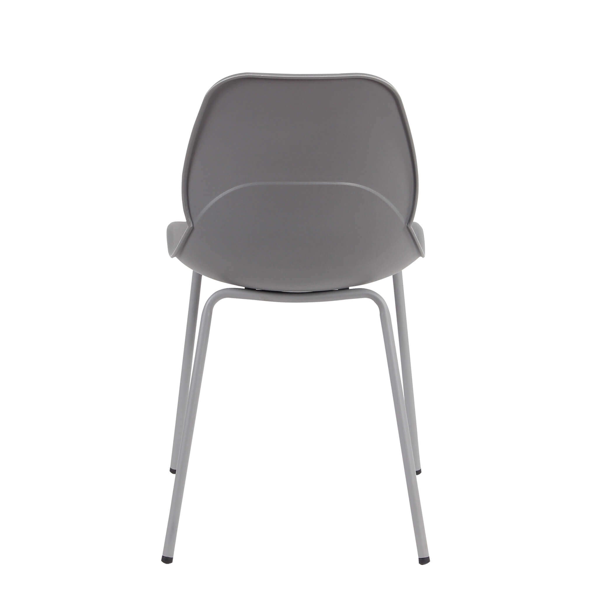 Sedia da interno in acciaio con seduta polipropilene Britney