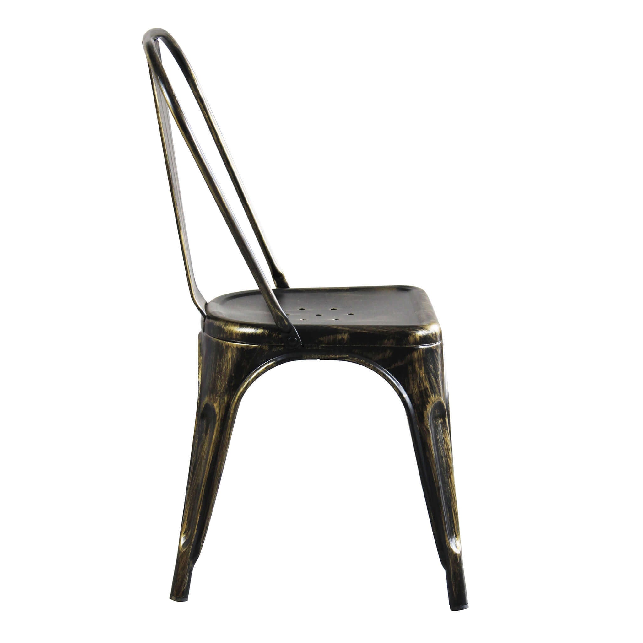 Sedia impilabile in acciaio stile industriale moderno Industrial Style R