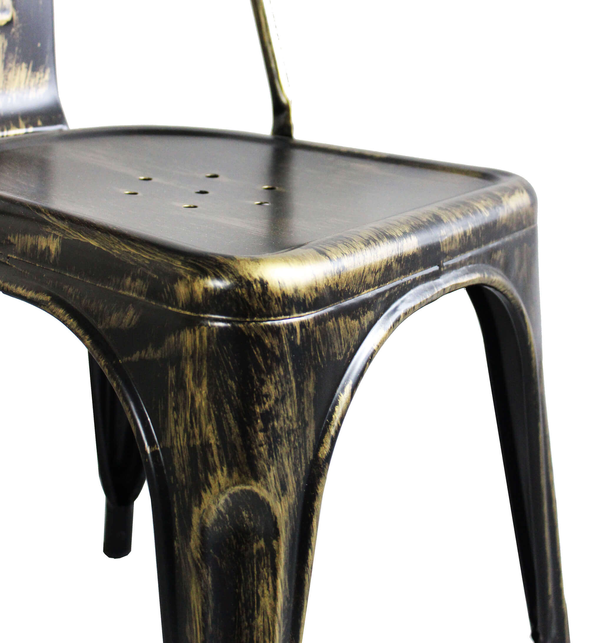 Sedia impilabile in acciaio stile industriale moderno Industrial Style R