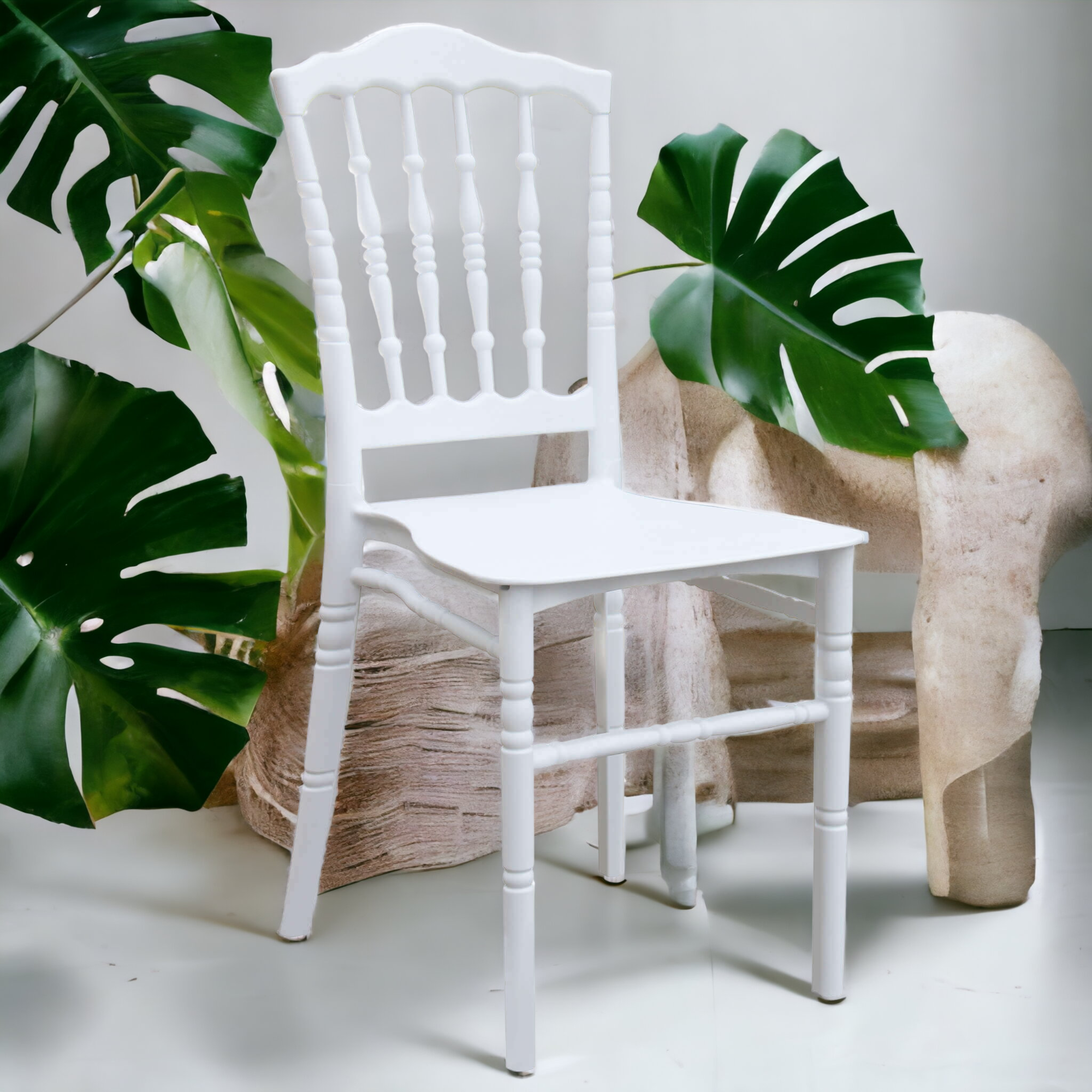 Sedia ristorante catering in resina polipropilene per interno ed esterno impilabile RUDY