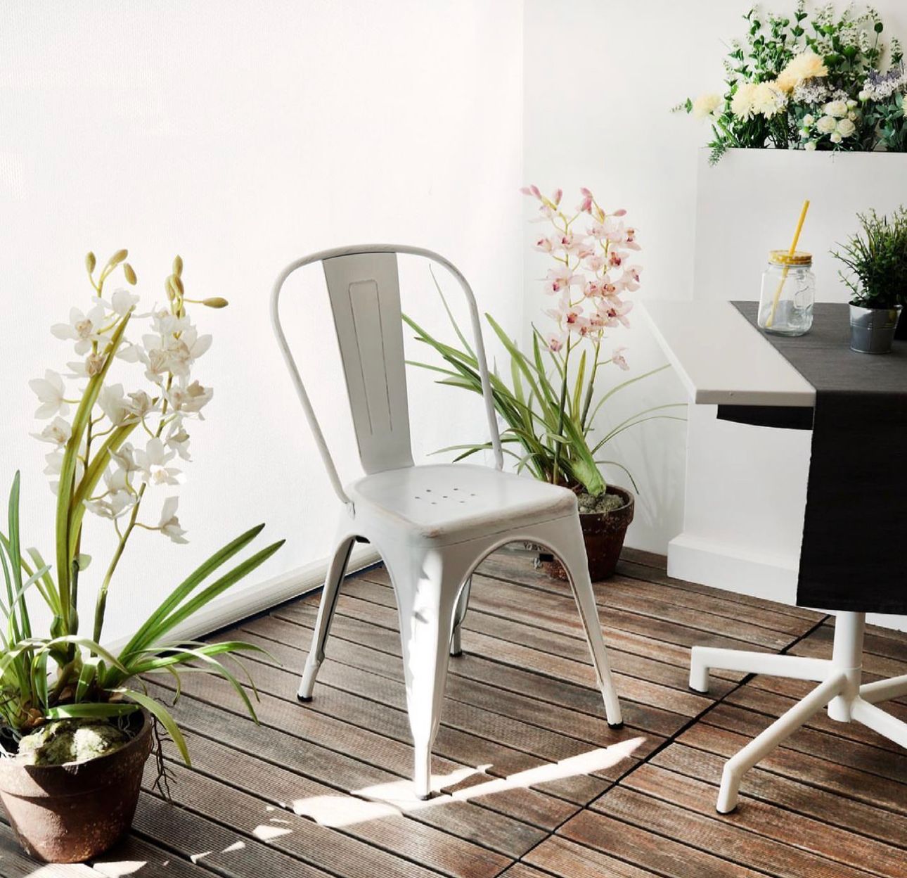 Sedia impilabile in acciaio stile industriale moderno Industrial Style Revolution