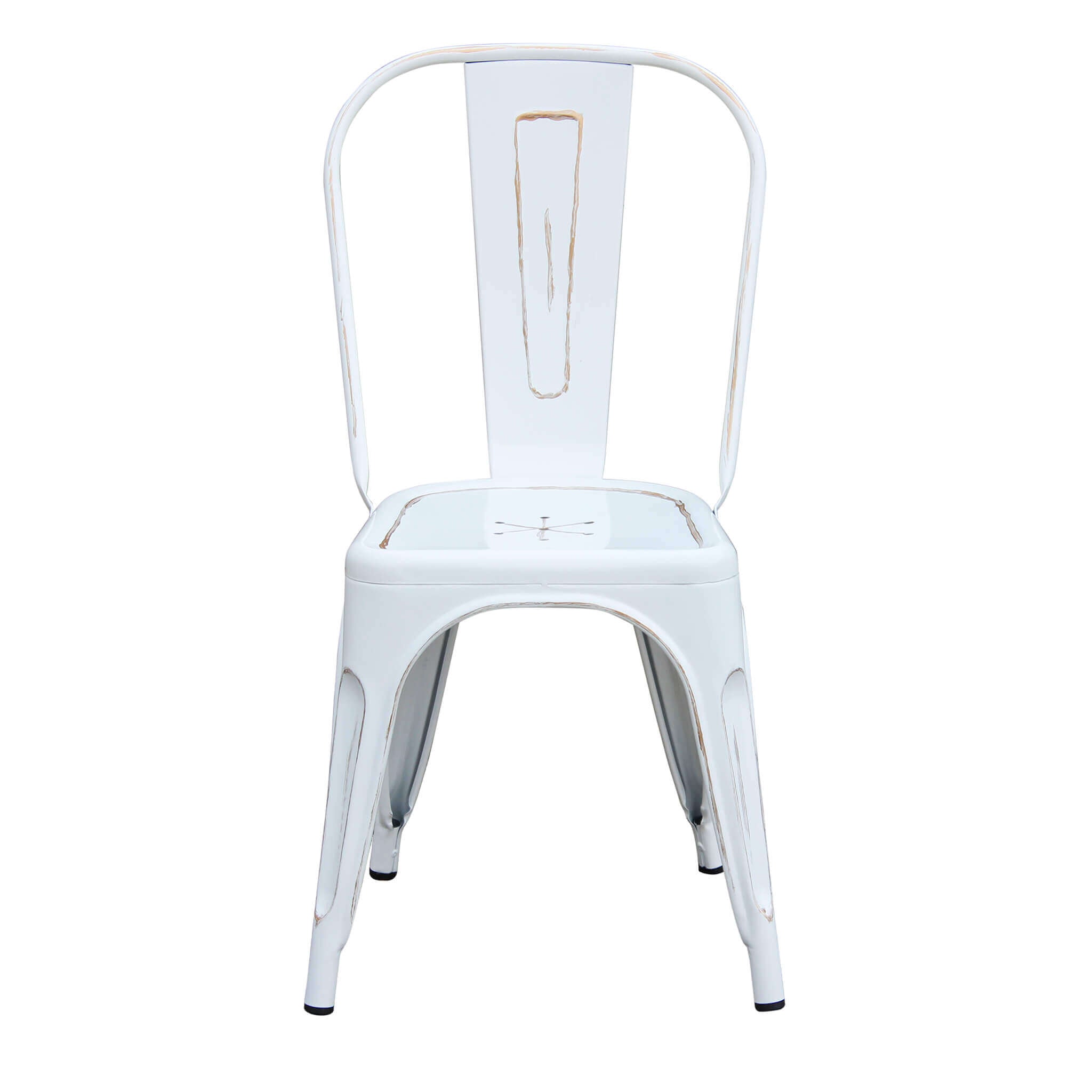 Sedia impilabile in acciaio stile industriale moderno Industrial Style R