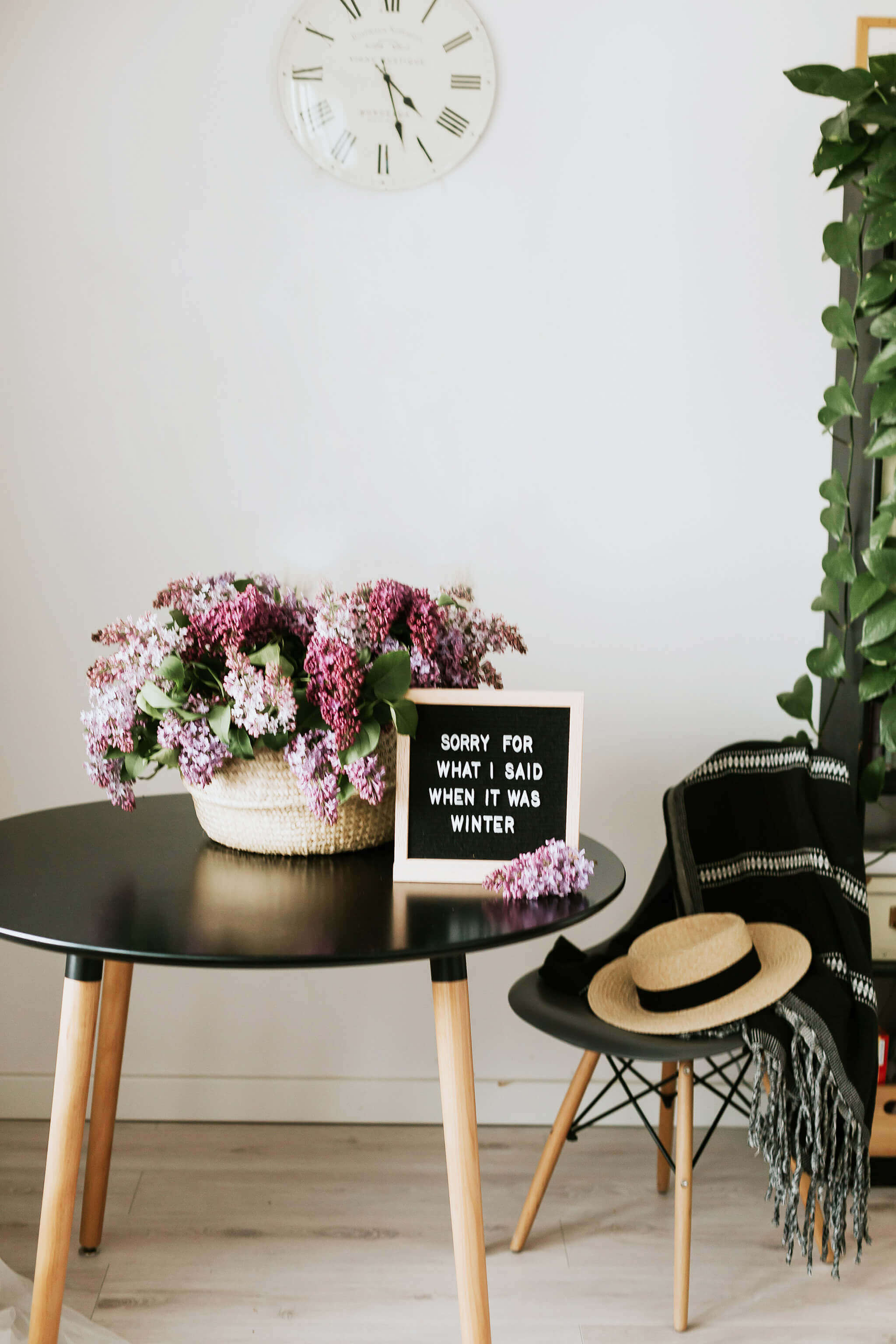 Tavolo da interno Ø120 cm in legno con piano in mdf Orléans