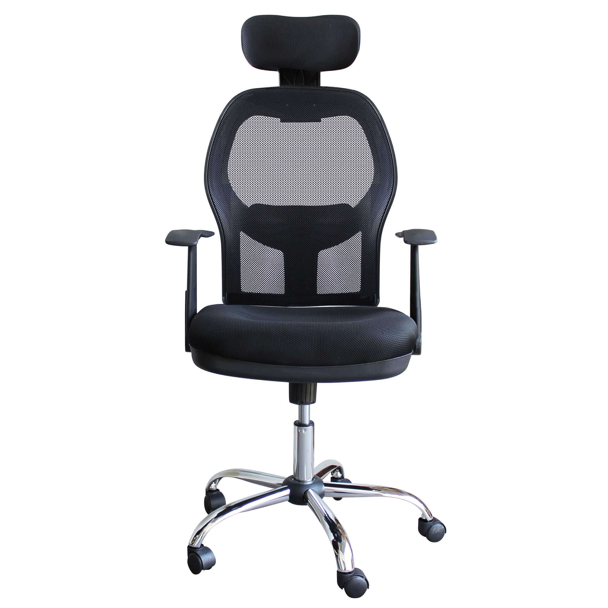 Poltrona sedia da ufficio con altezza e braccioli regolabili Ophelia