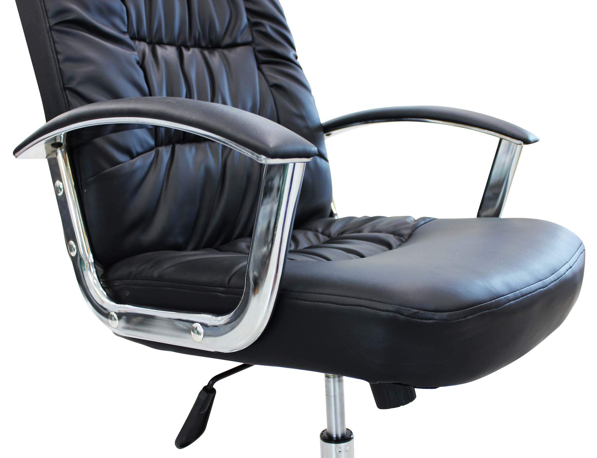 Poltrona sedia da ufficio in poliuretano con altezza regolabile Vhagar