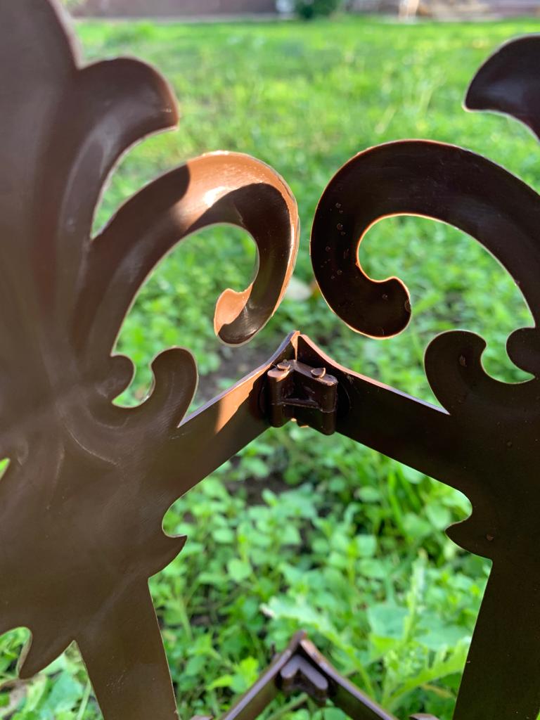 Bordura Staccionata Garden Art in resina 34cm 3,7Mt