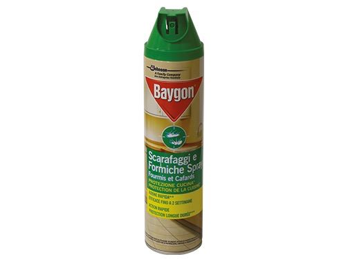 Insetticida spray azione rapida a lunga durata per scarafaggi e formiche 400 ml Baygon