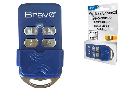 Telecomando radiocomando apricancello universale auto-apprendente rolling code Magiko BRAVO