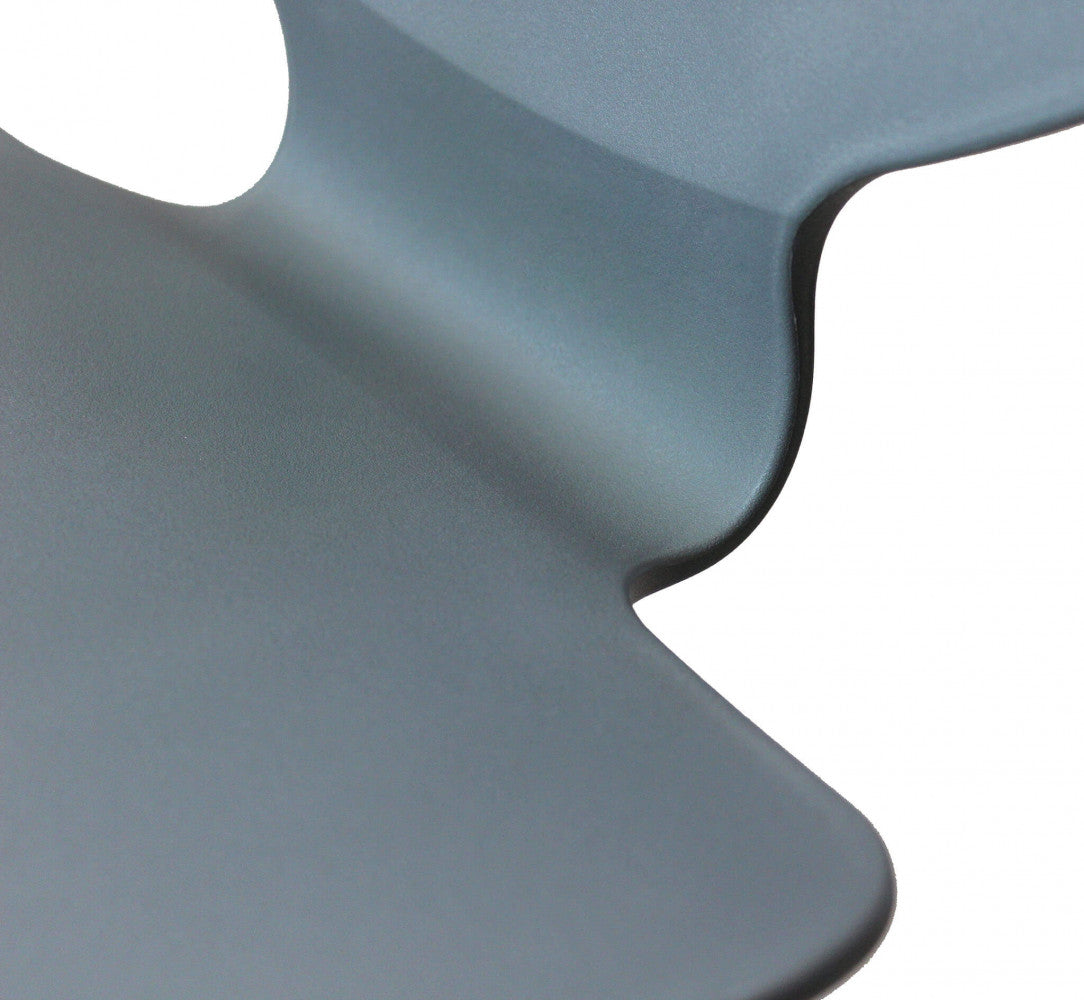 Sgabello da interno con struttura in acciaio regolabile e seduta in polipropilene High Stool