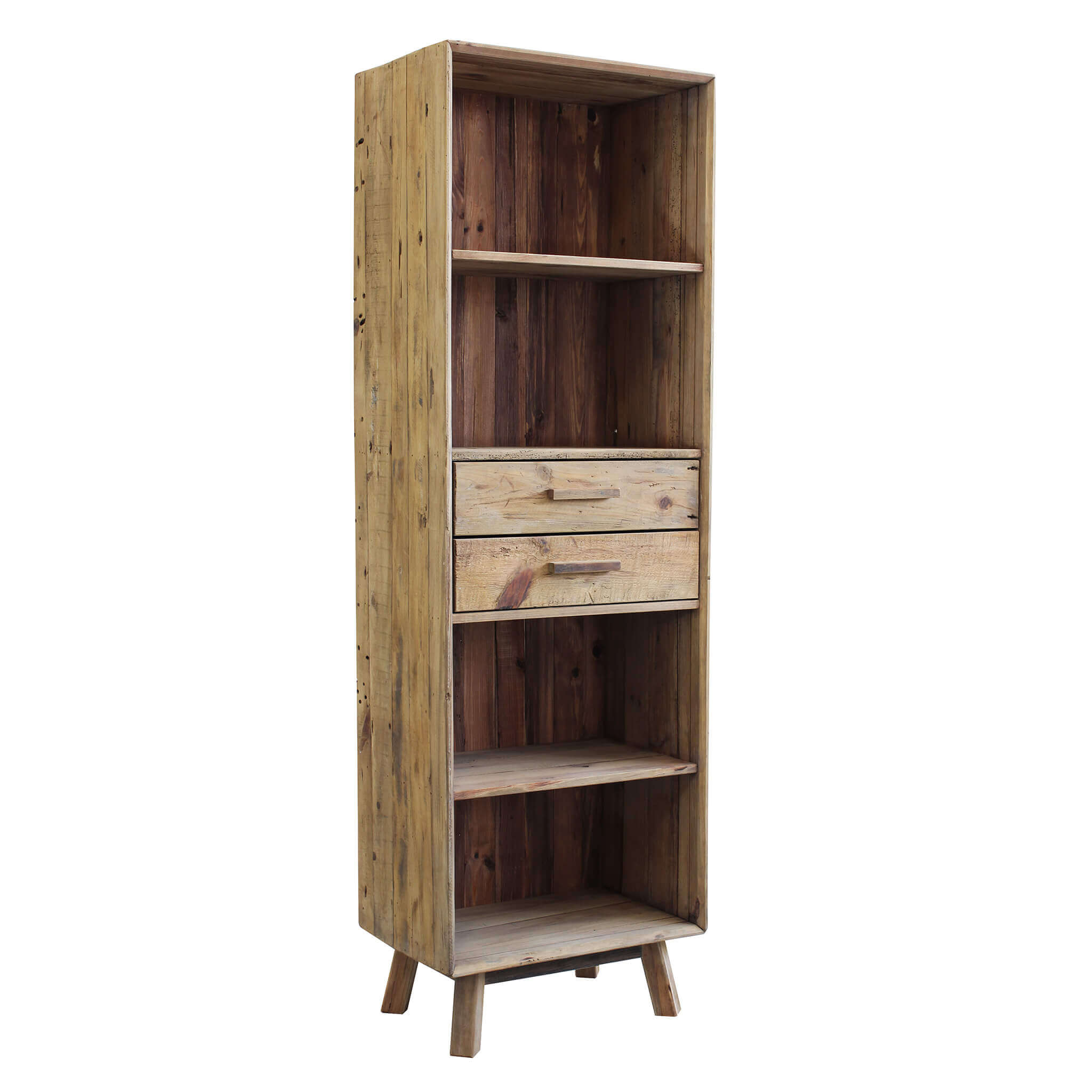 Libreria scaffale in legno di pino a 4 ripiani Linea Classic