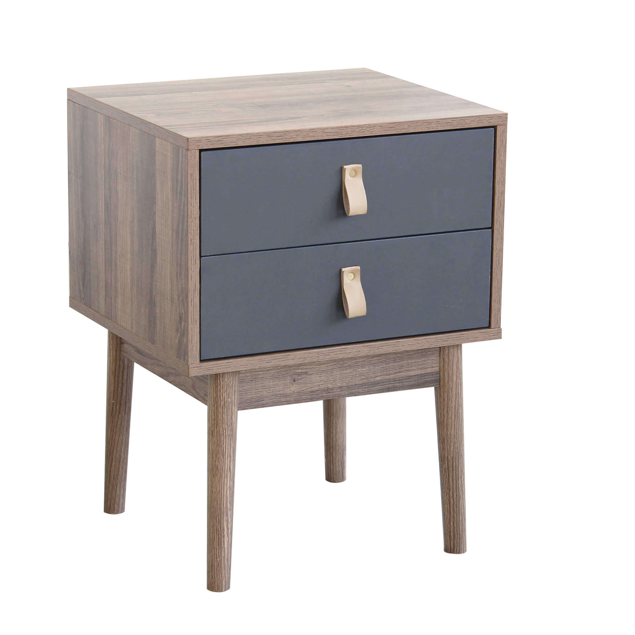 Mobiletto in legno con 2 cassetti in MDF