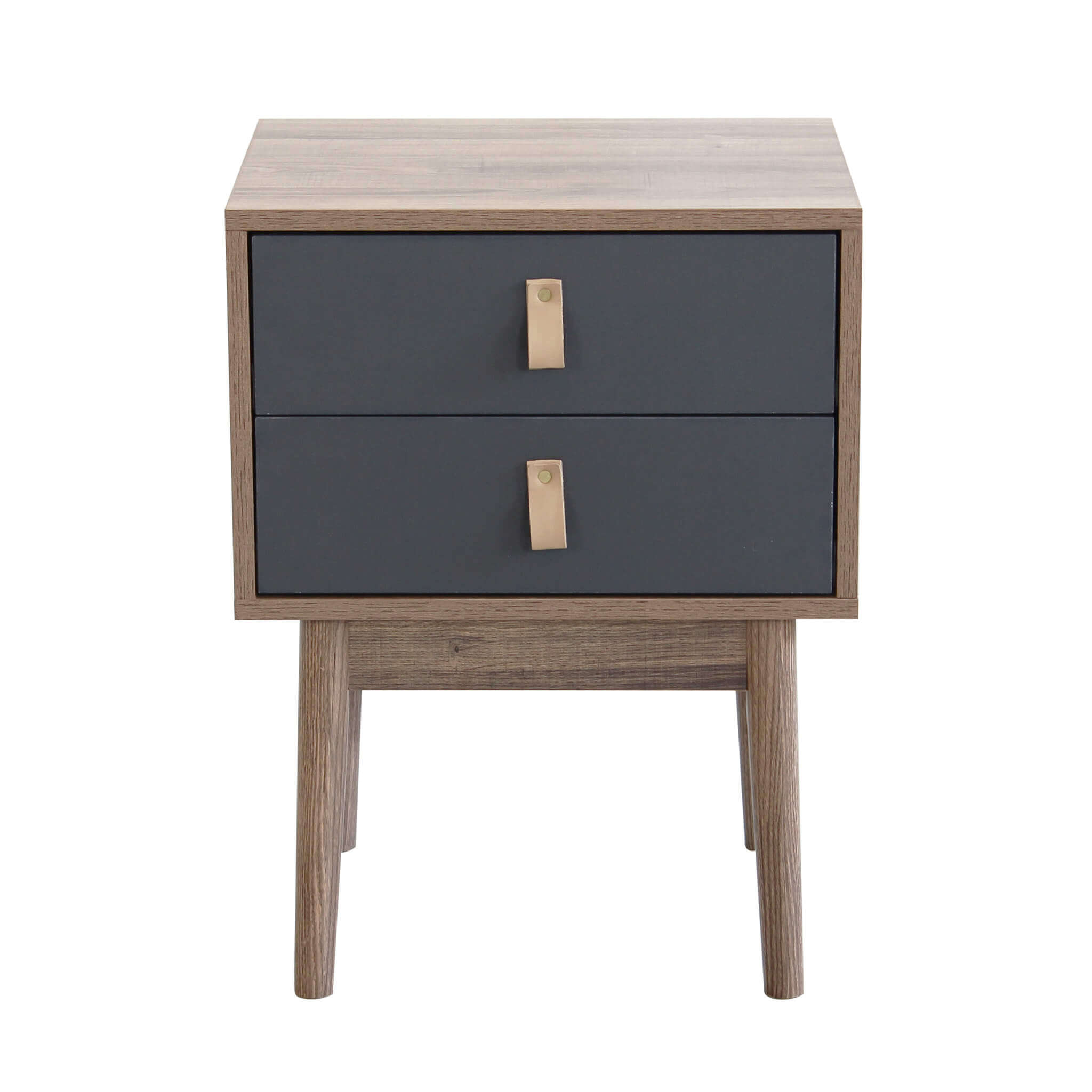 Mobiletto in legno con 2 cassetti in MDF