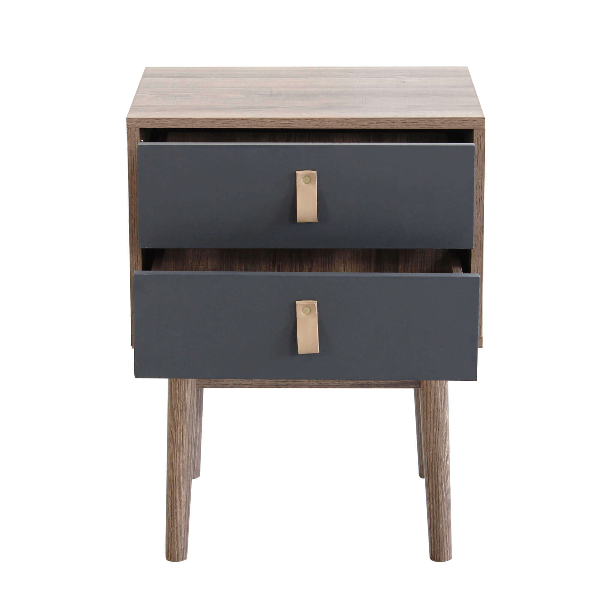 Mobiletto in legno con 2 cassetti in MDF