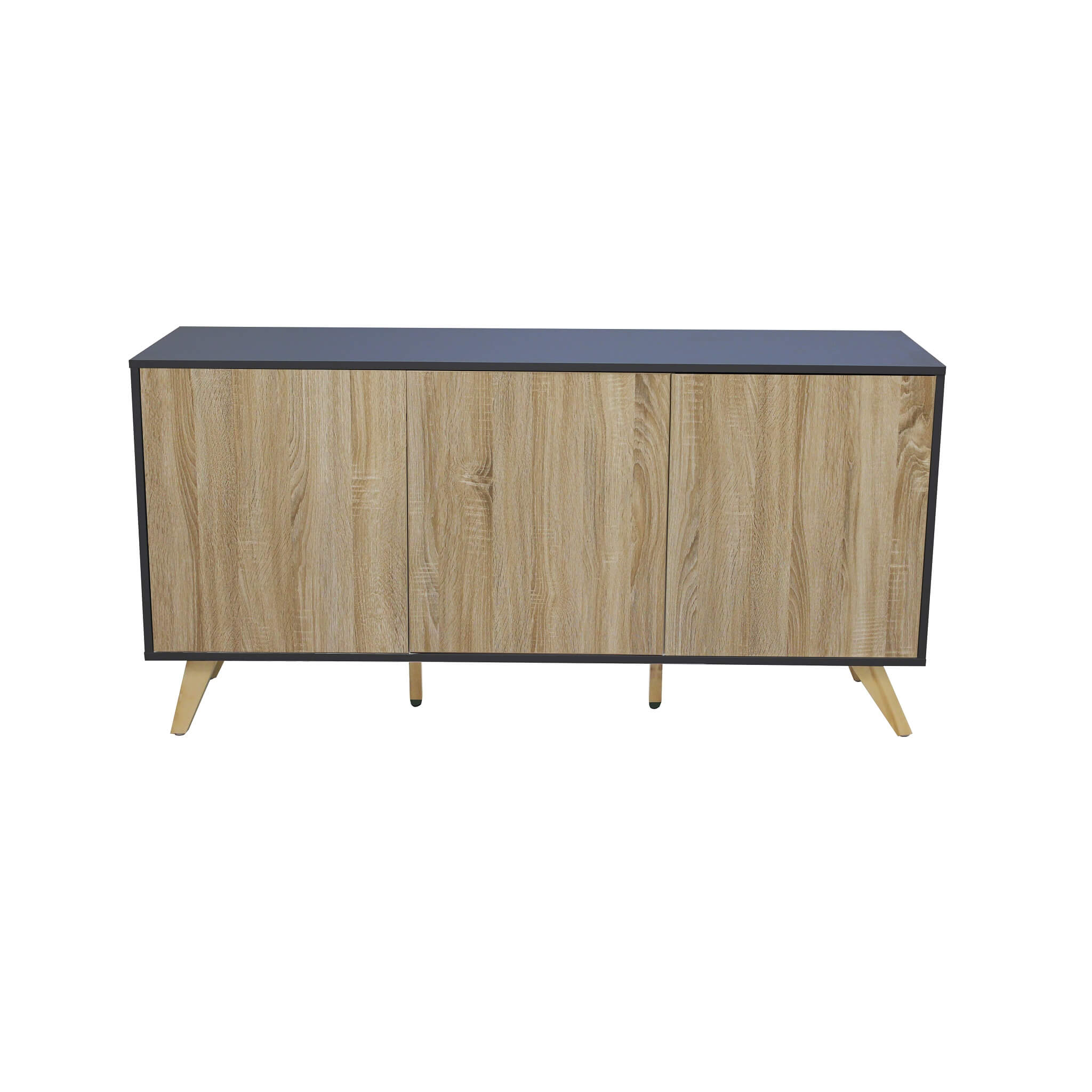 Mobile credenza da interno salotto moderno in legno nobilitato bilaminato con ante push and pull Linea Elegance