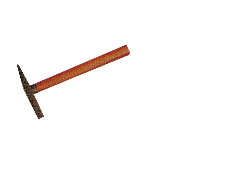 Martellina battiscorie per saldatura con testa in acciaio e punta temperata manico in legno Trafimet