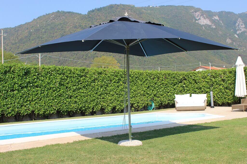 Ombrellone da giardino 3x4 mt con palo centrale Canis Maior