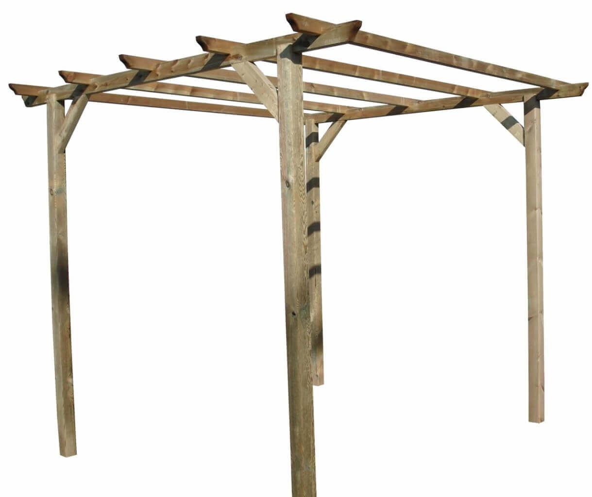 Pergola in legno di pino autoclavato 300x300xH250 cm Forest