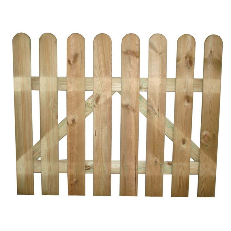 Cancelletto per recinzione in legno impregnato esterno 100x100 cm forest