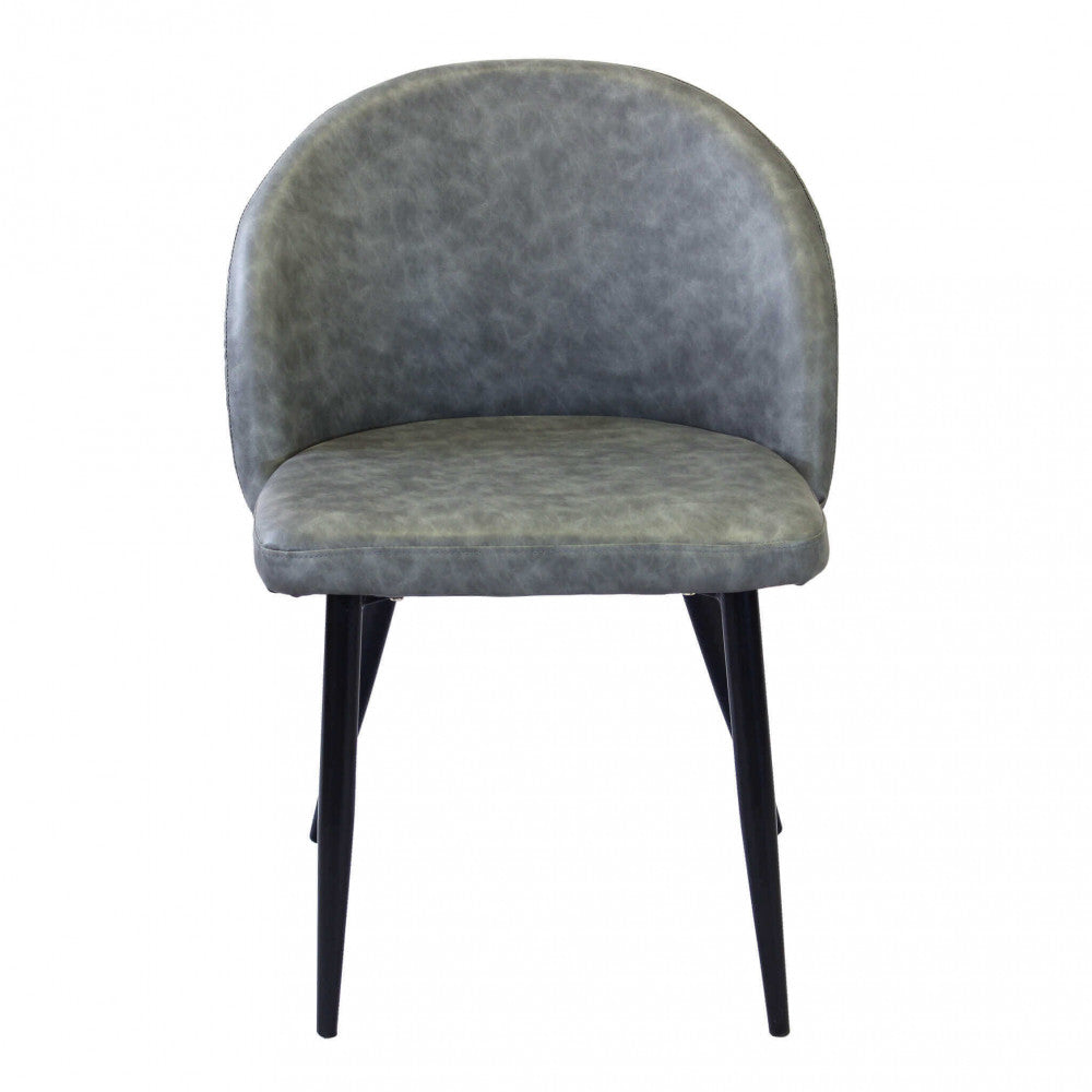 Sedia poltrona da interno con struttura in metallo e seduta morbida rivestita in ecopelle Call Me Large