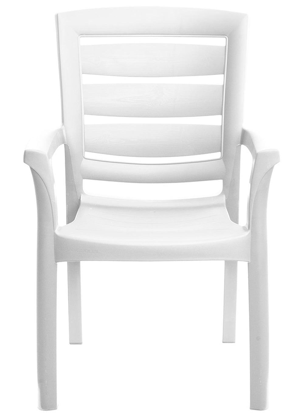 Poltrona sedia in resina da esterno giardino bianca Maxi Amazon