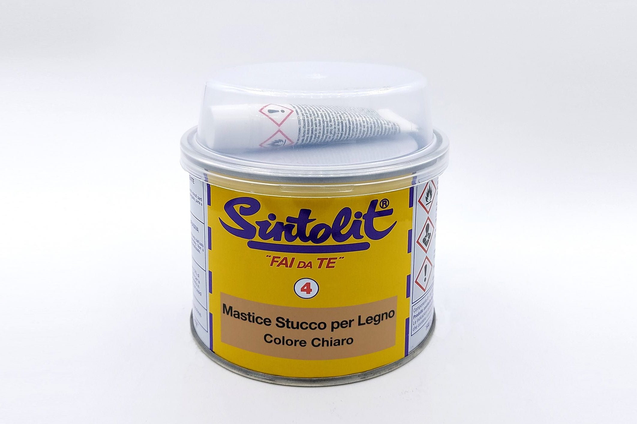 Stucco per Legno Chiaro Sintolit in barattolo 375 ml