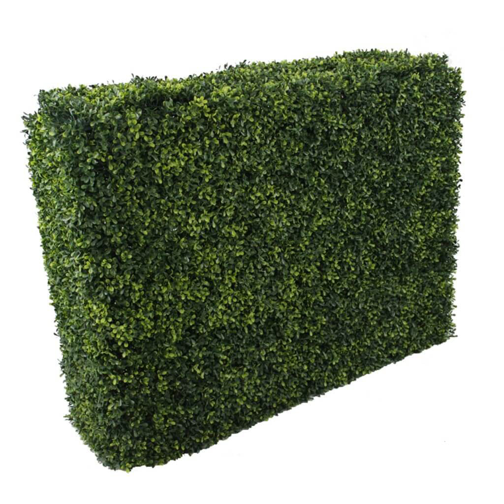 Siepe sintetica rettangolare parallelepipedo ornamentale 100x25x75h cm