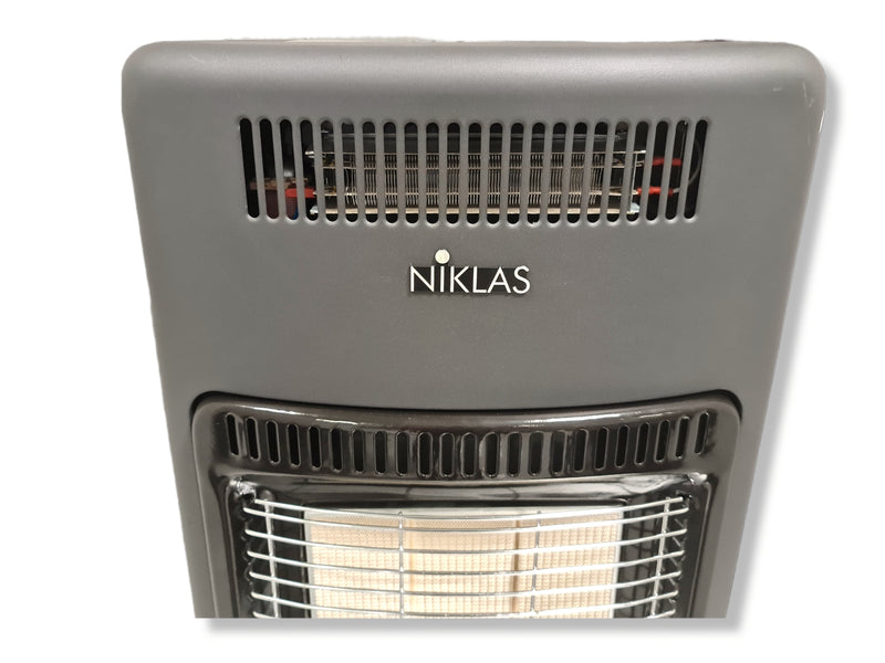 Stufa a gas infrarossi termoventilata 4200 W Nova Turbo Niklas