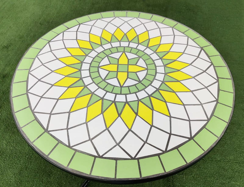 Tavolo Limonaia mosaico da esterno giardino 92xH72 cm Garden Deluxe Collection