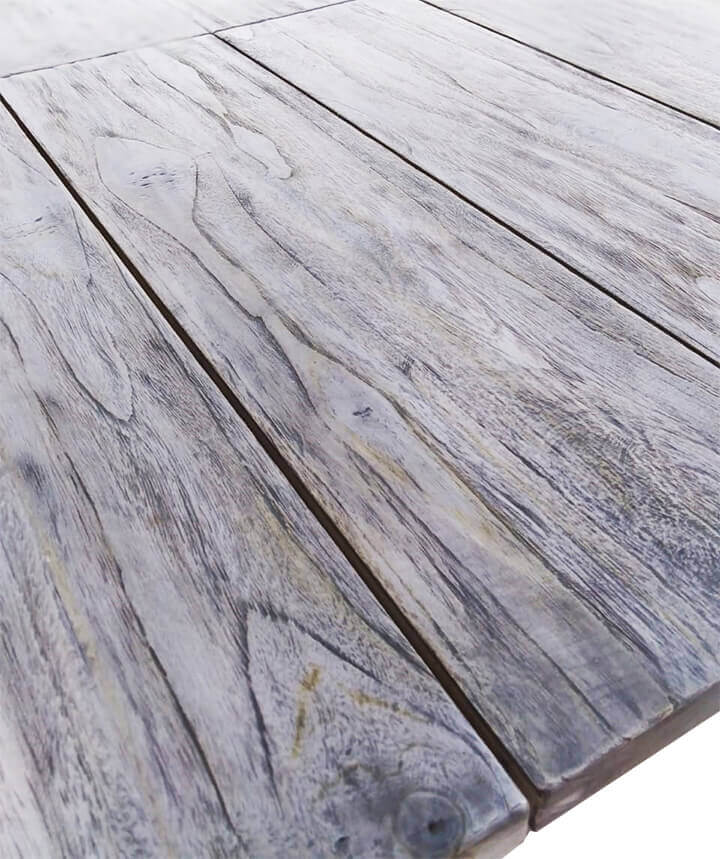 Tavolo estensibile da esterno in acciaio e legno Inside Out