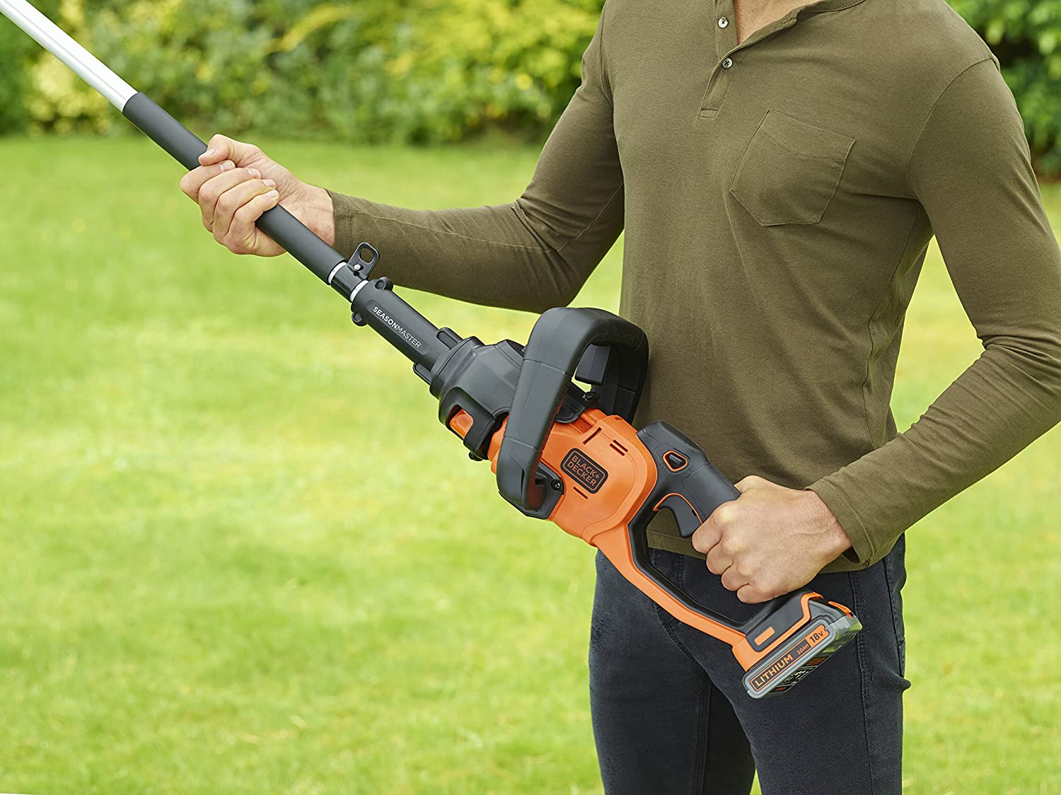 Tagliasiepe multifunzione batteria litio con prolunga estensibile doppia funzione 2in1 B+D BCASK 81 D