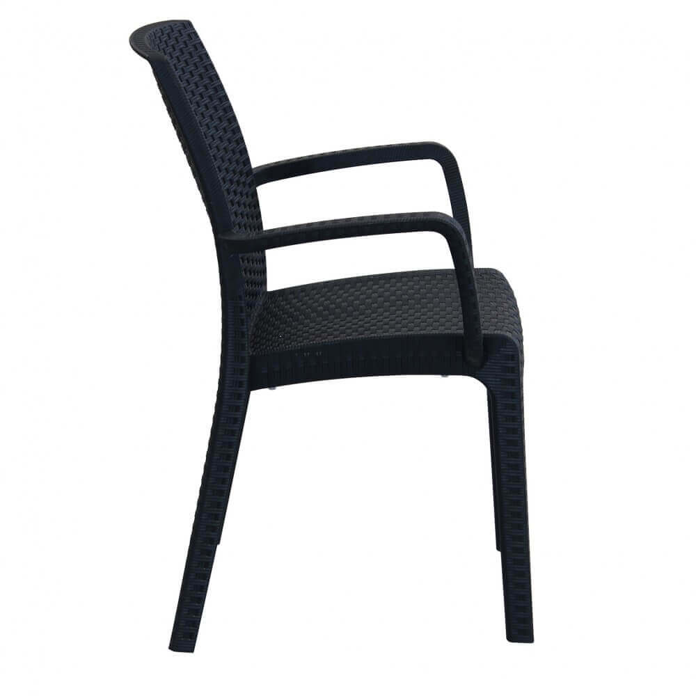 Sedia poltrona in polipropilene per esterno impilabile USA