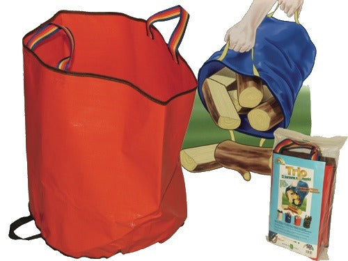 Saccone borsone portatutto resistente antitaglio antistrappo con 3 manici