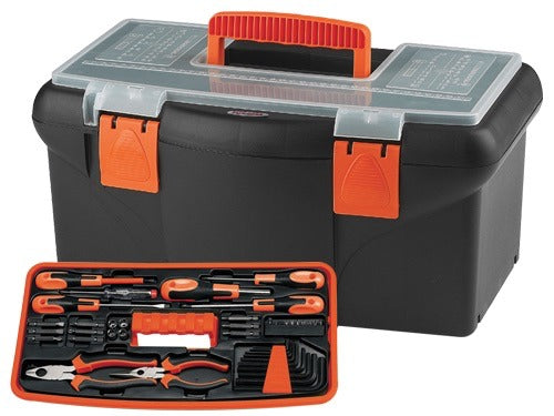 Cassetta valigetta portautensili con vari scomparti + Set attrezzi TOOD